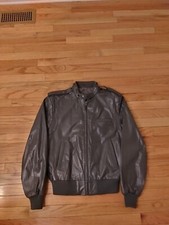 Garjel giacca pelle grigia