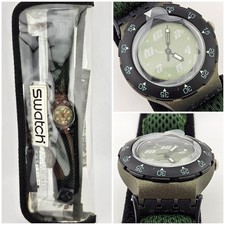 Swatch Access Scuba 200 SHG100 Wax 2000 NOS Green Special Edition