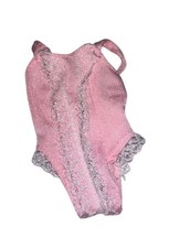 Body lingerie in pizzo rosa