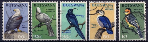 Botswana scott used - botswana, #27-31