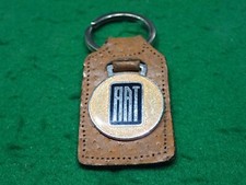 FIAT RARO PORTACHIAVI CUOIO E SMALTO PREMIER LTD LONDON