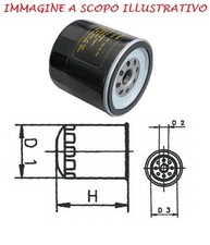 FILTRO OLIO MOTORE FUORIBORDO JOHNSON EVINRUDE  25 - 30 - 40 - 50 - 60 - 70 HP