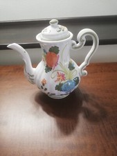 Teiera - Ceramiche di Faenza, decoro tradizionale Garofano - 20 cm altezza