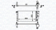 MAGNETI MARELLI Radiatore