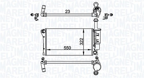 Magneti marelli radiatore - magneti,
