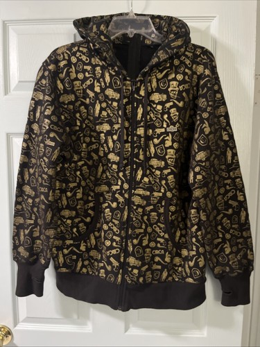 Felpa con cappuccio zip sul - e,