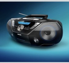 Philips AZB798T/12 CD boombox, CD portatile e cassetta FM, MP3-CD - NO DAB!