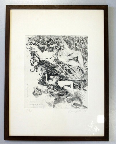 Litografia benedetto mario - benedetto,