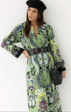 ZARA ABITO DONNA MIDI POPELINE