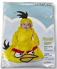 Costume Angry Birds uccellino giallo neonato 0-9 mesi