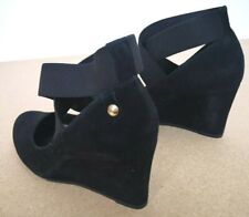 Scarpe donna decolletè Clarks zeppa tacco pieno n°38 mai usate indie rock -33P