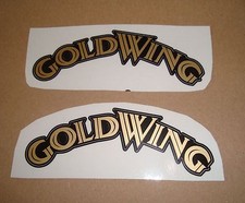 Coperchio laterale Honda GL 1000 LTD - decoro L.+R. Scritta GOLD WING cm 12 circa decoro