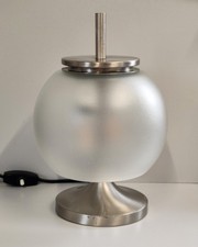 ARTEMIDE Lampada Tavolo CHI anni 60 DESIGN Emma Gismondi VETRO ACIDATO Satinata