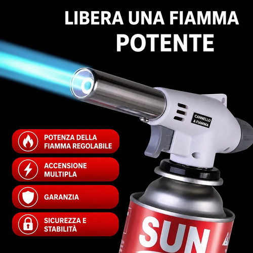 Torcia flambé gas butano - flambé,