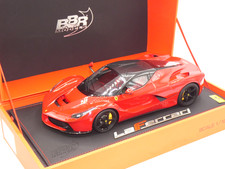 BBR Scala 1/18 Ferrari "LaFerrari" 2013 Tetto Rosso Fibra di Carbonio Lim. 99 pz.