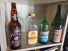 Raro Lotto Bottiglie In Vetro