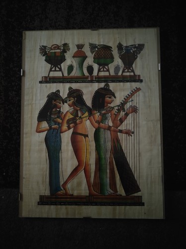 Quadro stile egizio tavola - su,