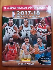 NBA 2017-18 Panini sticker collection album figurine completo e perfetto