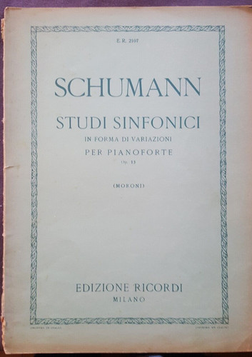 Spartito pianoforte schumann - spartito,