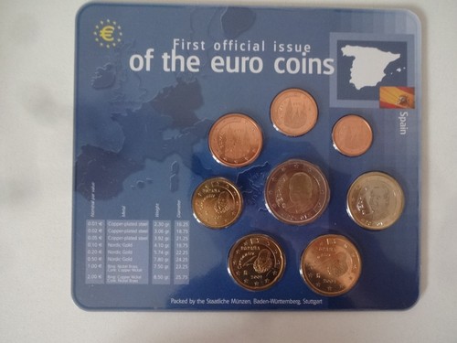 Euro coin spain 2001 - euro,