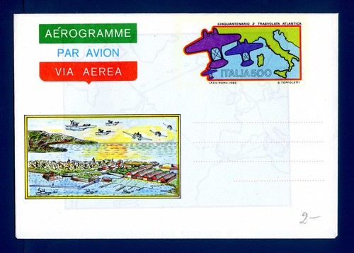 Italia rep aerogrammi - italia,