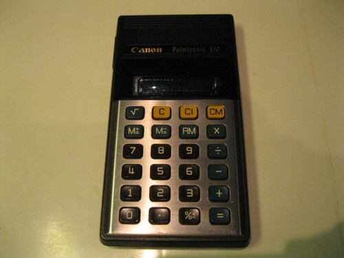 Calcolatrice vintage canon - calcolatrice,