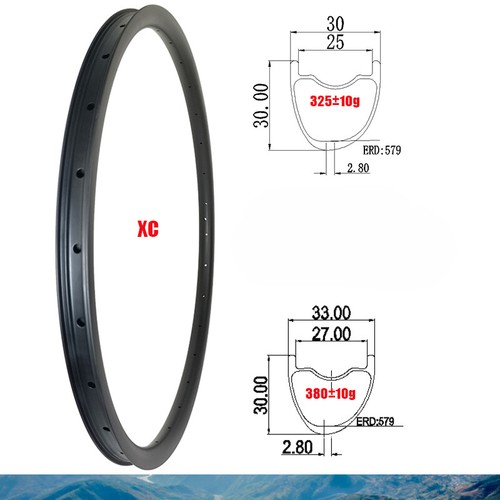 Cerchio carbonio bici 29er - , xc
