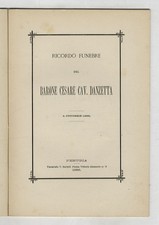 Ricordo funebre del barone