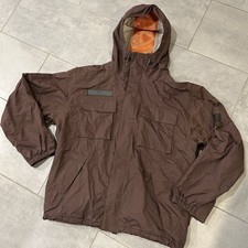 Burton Ronin Div. 13 Giacca Uomo XL Marrone Cappotto Snowboard Foderato in Rete