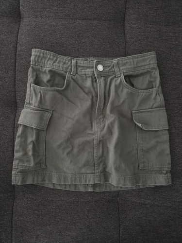 Gonna jeans - , kaki