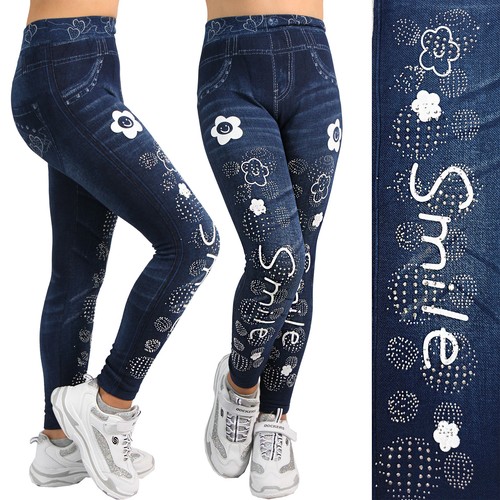Leggings bambina bambino smile