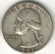 USA - 1961D - Washington 1/4 $