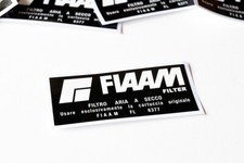 Adesivo SCATOLA FILTRO "FIAMM" Alfa Romeo Giulia Spider Alfetta Giulietta
