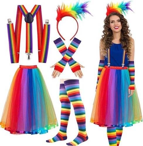 Costume carnevale arcobaleno - carnevale,