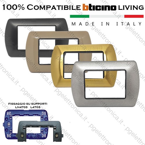 Placche compatibili metallo - compatibili,