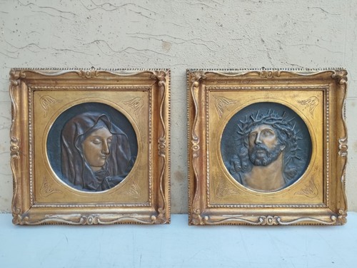 Antica coppia ritratti - antica,