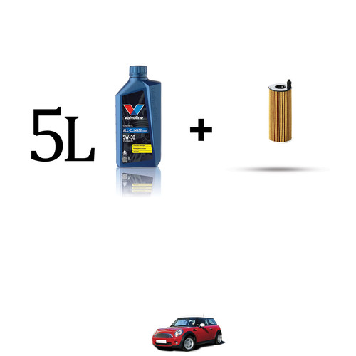 Kit filtro olio per mini - filtro, 5l