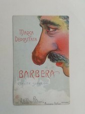Cartolina Pubblicitaria Barbera Vino Liquore Piemonte Umoristica pubblicità 