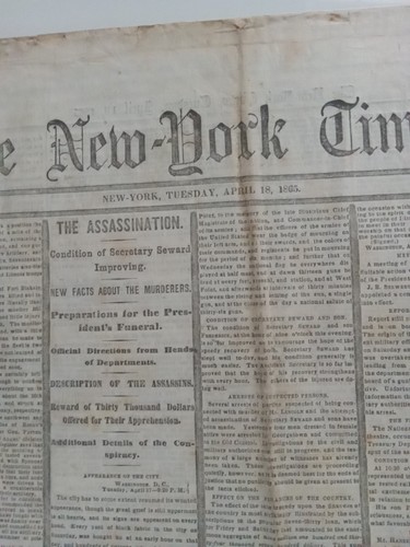 Aprile 1865 assassinio - aprile,