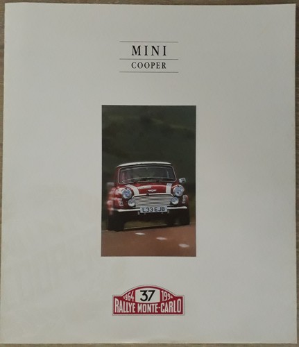 Brochure rover mini cooper - brochure,