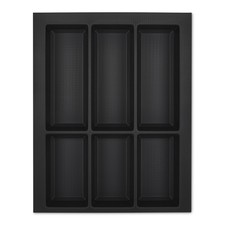 Inserto posate 450 mm nero per