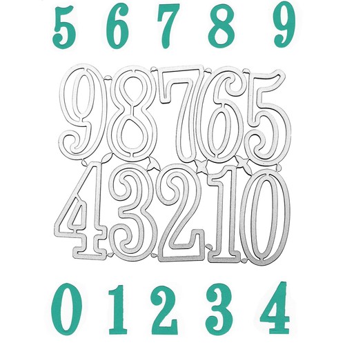 Stencil per numeri metallo - stencil,