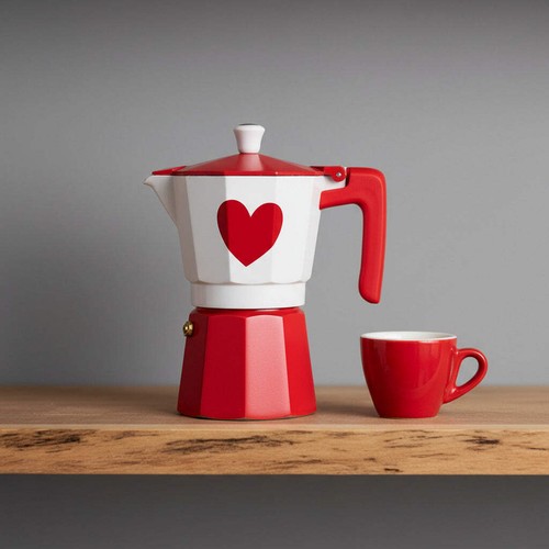 Moka caffè tazze rossa - moka,