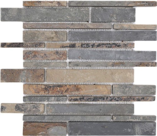 Mosaico piastrella ardesia - mosaico,