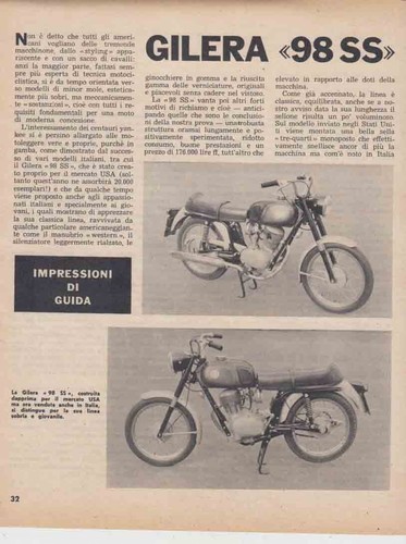 Advertising test moto gilera - test,