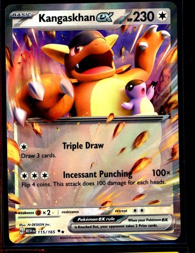 Kangaskhan holo scarlet - holo, sv: