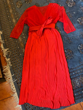 ABITO IN VOILE ROSSO CON GONNA