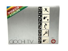 VINTAGE PONG CONSOLE REEL TV GAME A COLORI 3+3  GIOCHI TV NUOVO IN BOX# FS