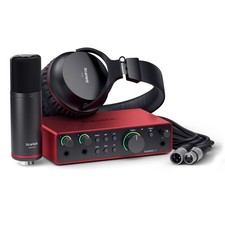 Focusrite Scarlett 2i2 Studio 4a generazione con CM25 MKIII e Sh-450 - Interfaccia audio