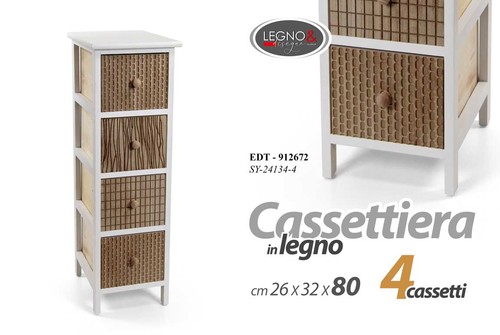 Cassettiera slim salvaspazio - salvaspazio, 4